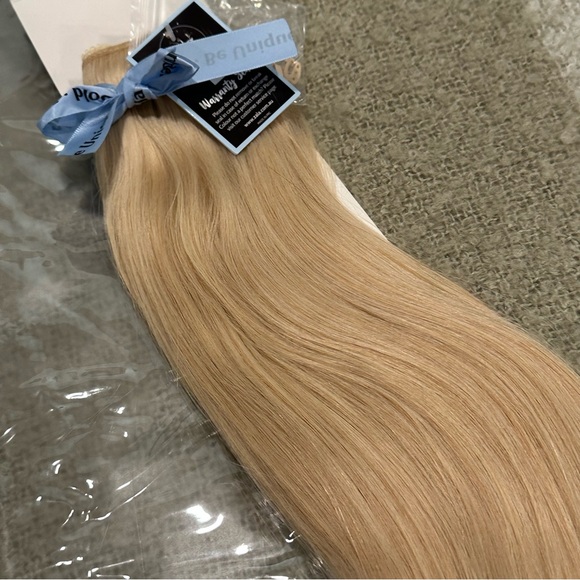20” Beachy Blonde #613 Zala Halo 1pc 100% Human Hair Extensions 150g IT#CE4 - Picture 6 of 14